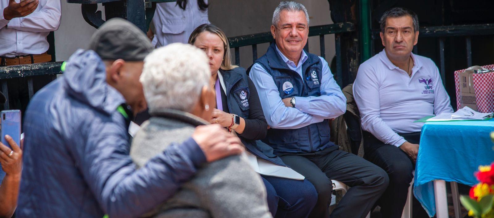 El reencuentro fue posible gracias a la Defensoría del Pueblo y la Unidad de Búsqueda.  
