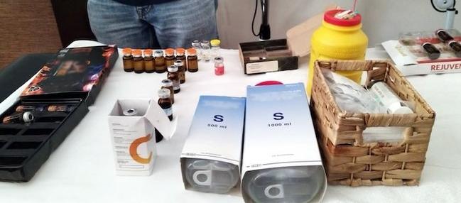 Material incautado por la Guardia Civil.