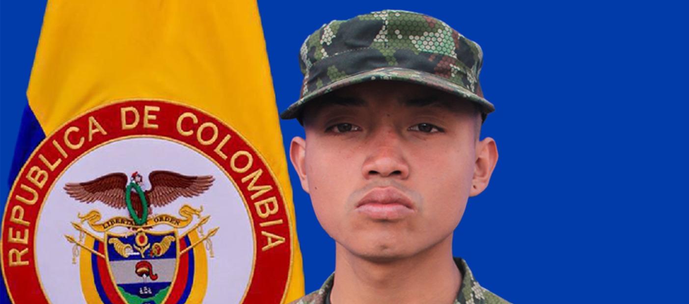 El soldado Jhon Alexander Sosa Galindo.