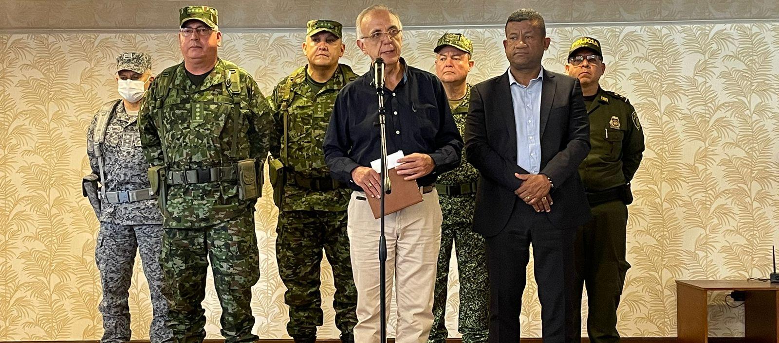 El Ministro de Defensa, Iván Velásquez.