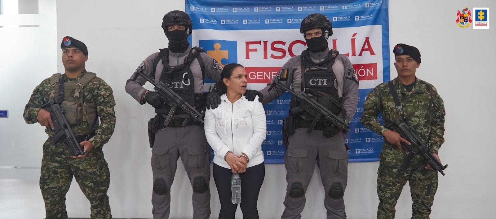 Amparo Estela Burbano Solano, la capturada.