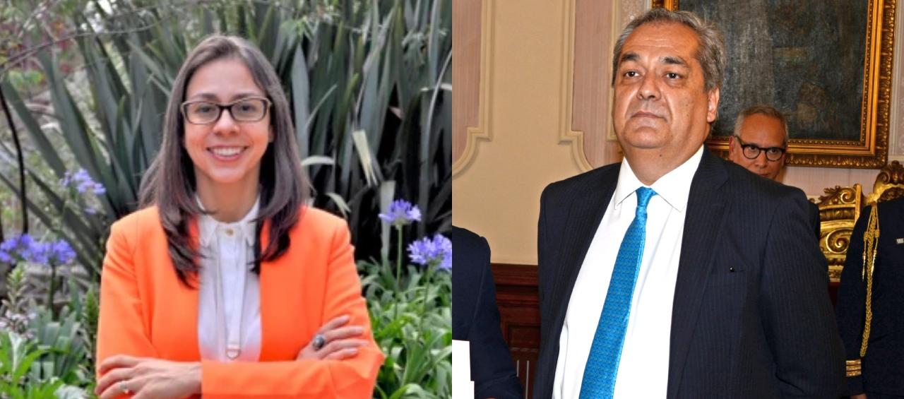 Carolina Olarte y Juan José Quintana Aranguren.