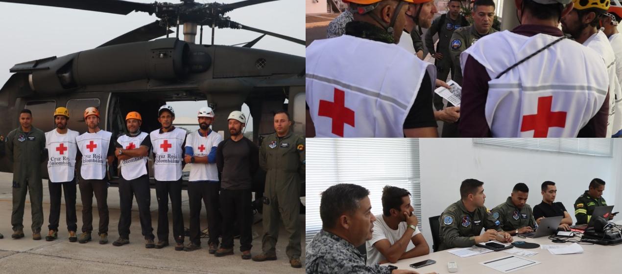 Operativo de búsqueda en la Sierra Nevada de Santa Marta. 
