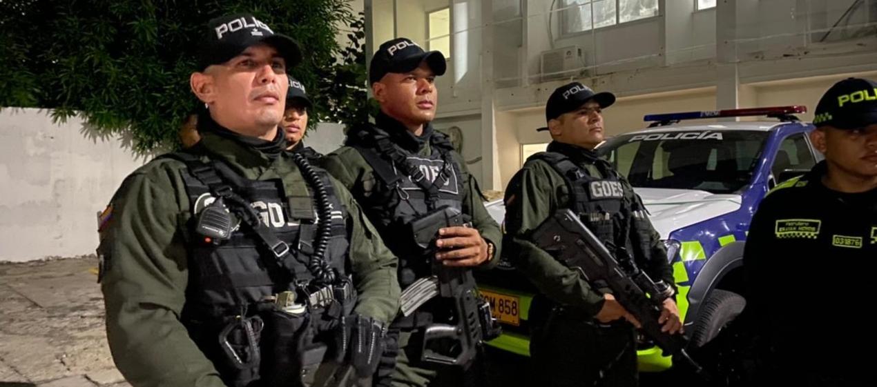 Operativos de la Policía. 