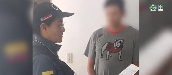 El hombre fue capturado por el CTI de la Fiscalía. 