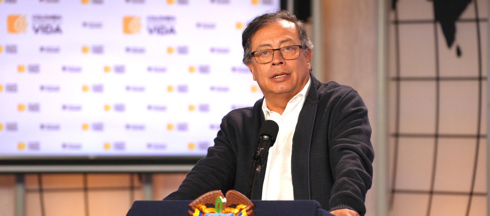 El Presidente Gustavo Petro.