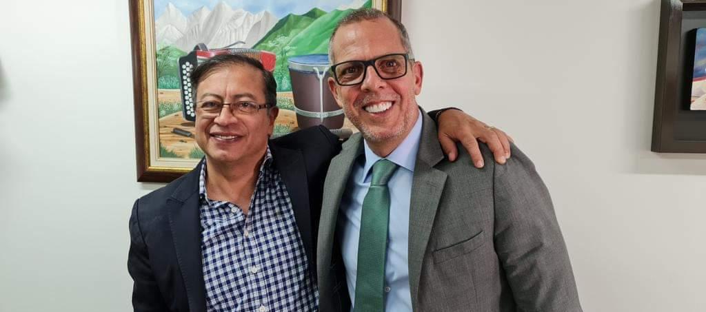 Gustavo Petro y Alfredo Saade.