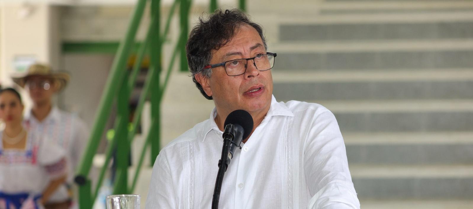 El Presidente Gustavo Petro.