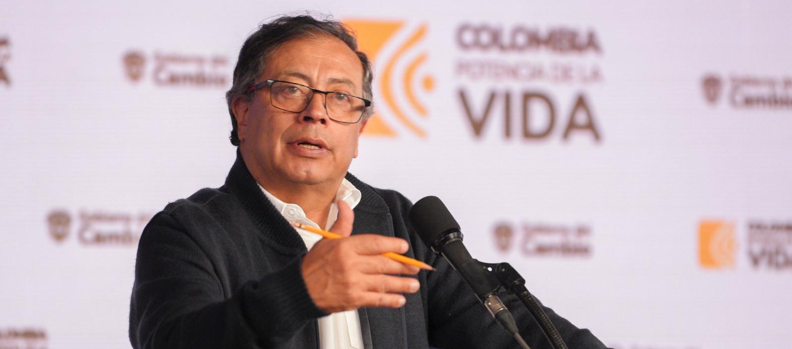 El Presidente Gustavo Petro.