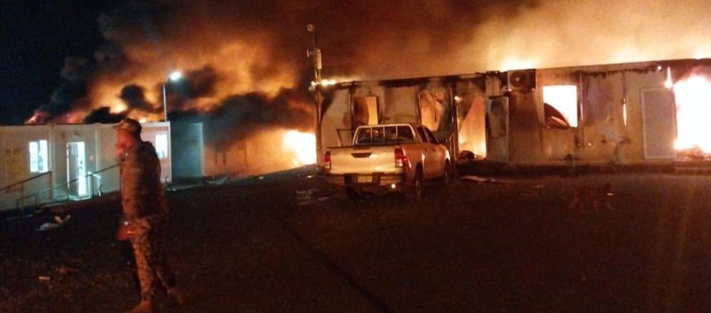 Refugio de migrantes del Darién.