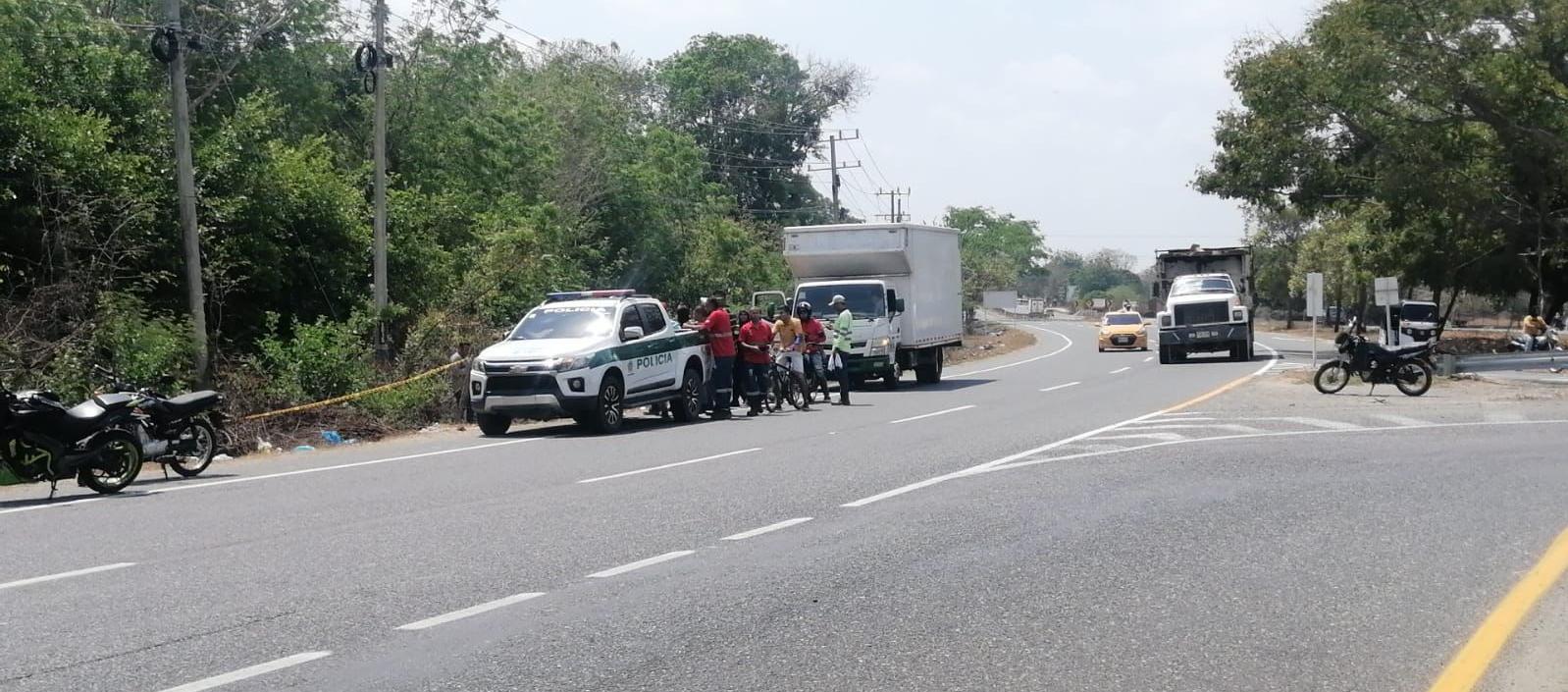 El cadáver de la mujer fue encontrado en Sabanagrande con límites a Malambo.