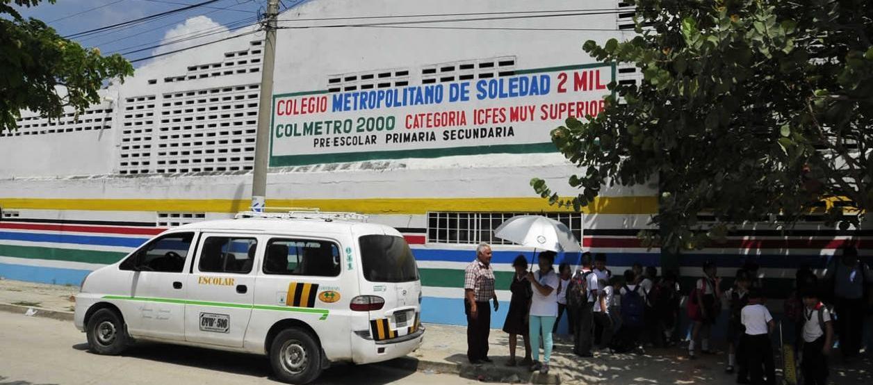 Sede del colegio Metropolitano de Soledad 2.000. 
