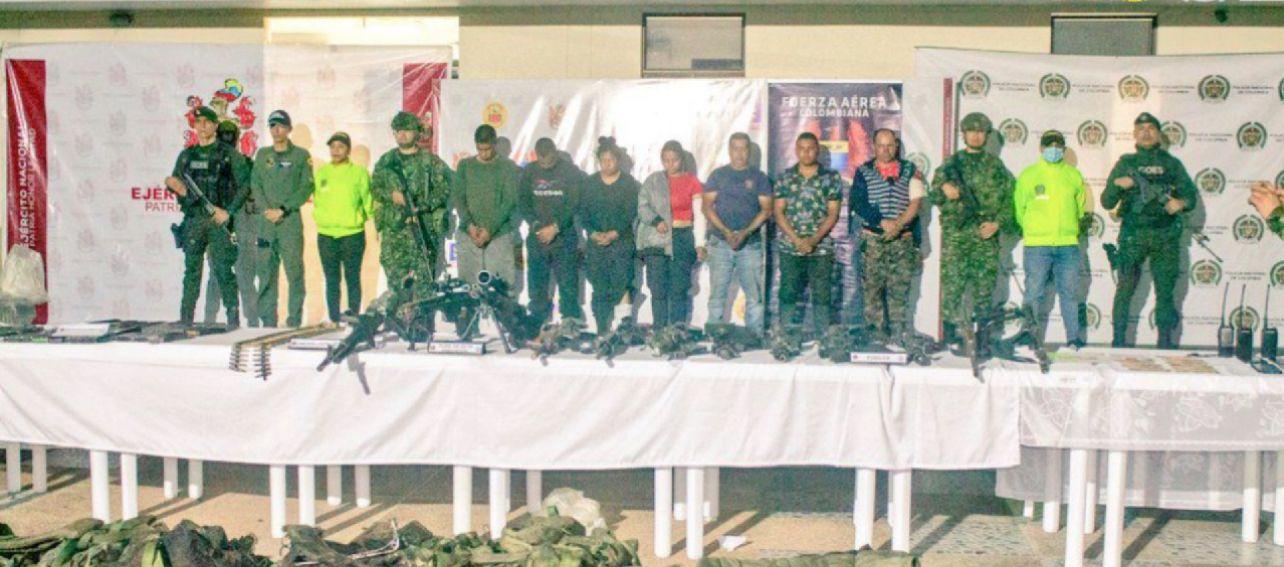 Fueron capturados durante un combate con el Ejército.