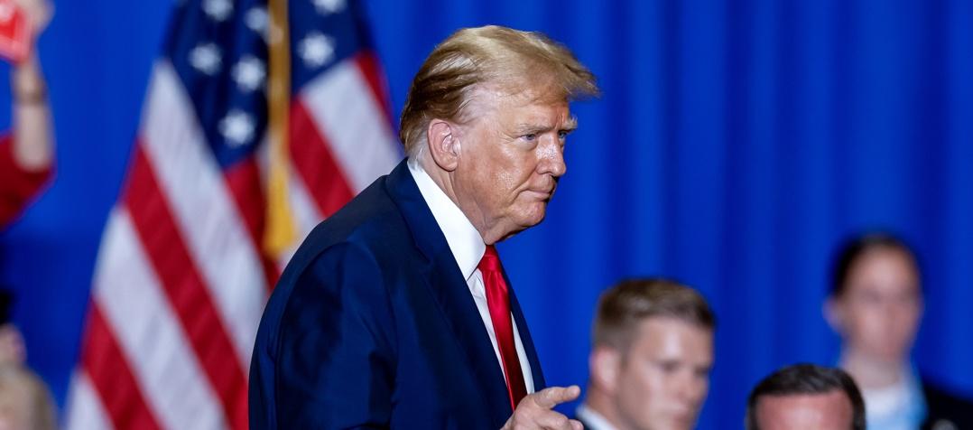 El expresidente y precandidato republicano Donald Trump.