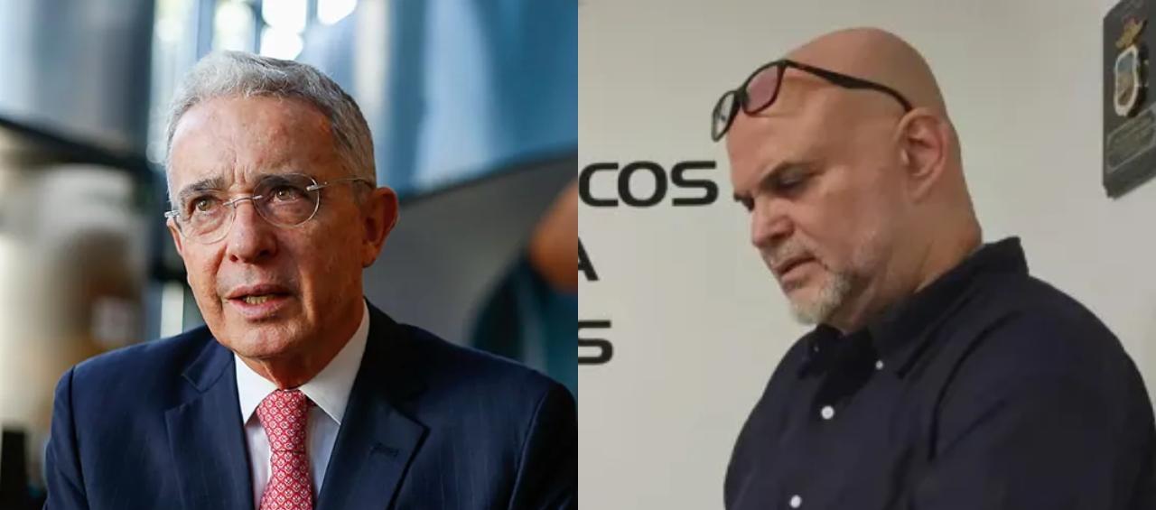 Álvaro Uribe y Salvatore Mancuso.