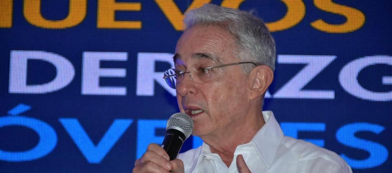 El expresidente Álvaro Uribe Vélez.