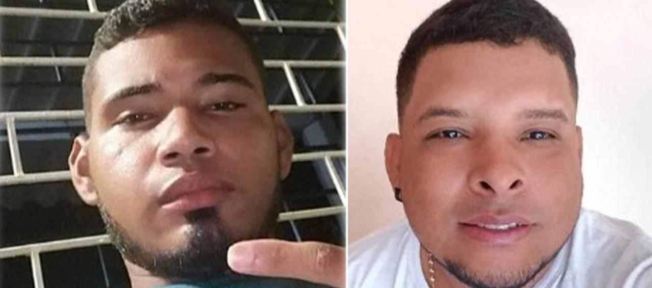 Yeferson Padilla Felipe, fallecido; y José Joaquín Ojeda Márquez, herido.