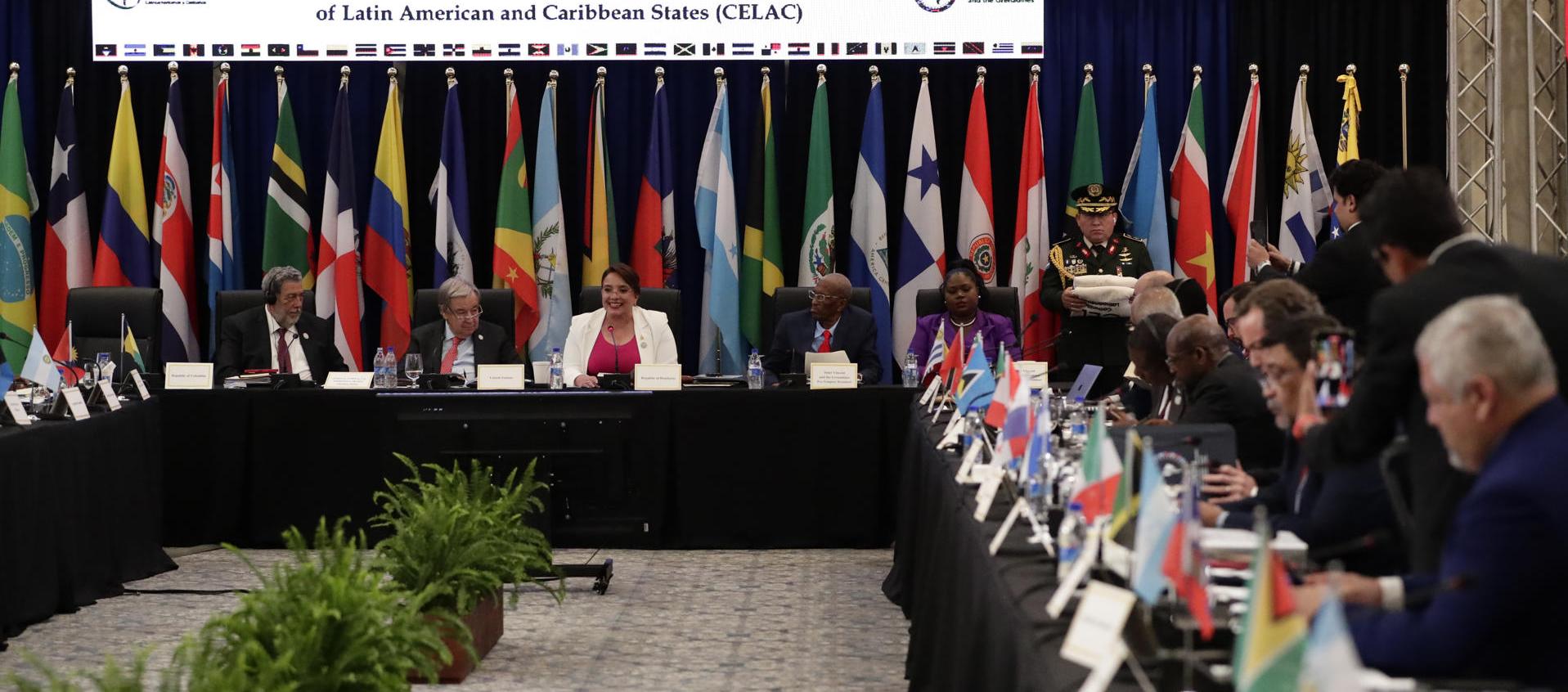 Vista general de la Cumbre de la Celac