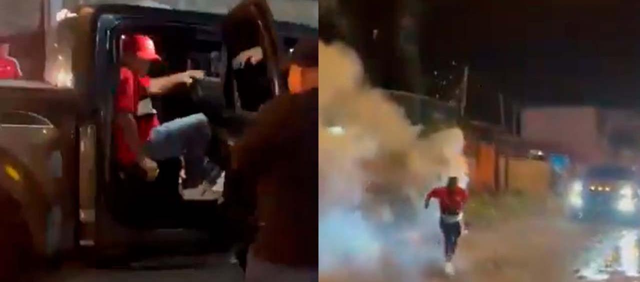 Alan Arellano es recibido las calles de la localidad de El Milagro, de la costera provincia de Guayas.