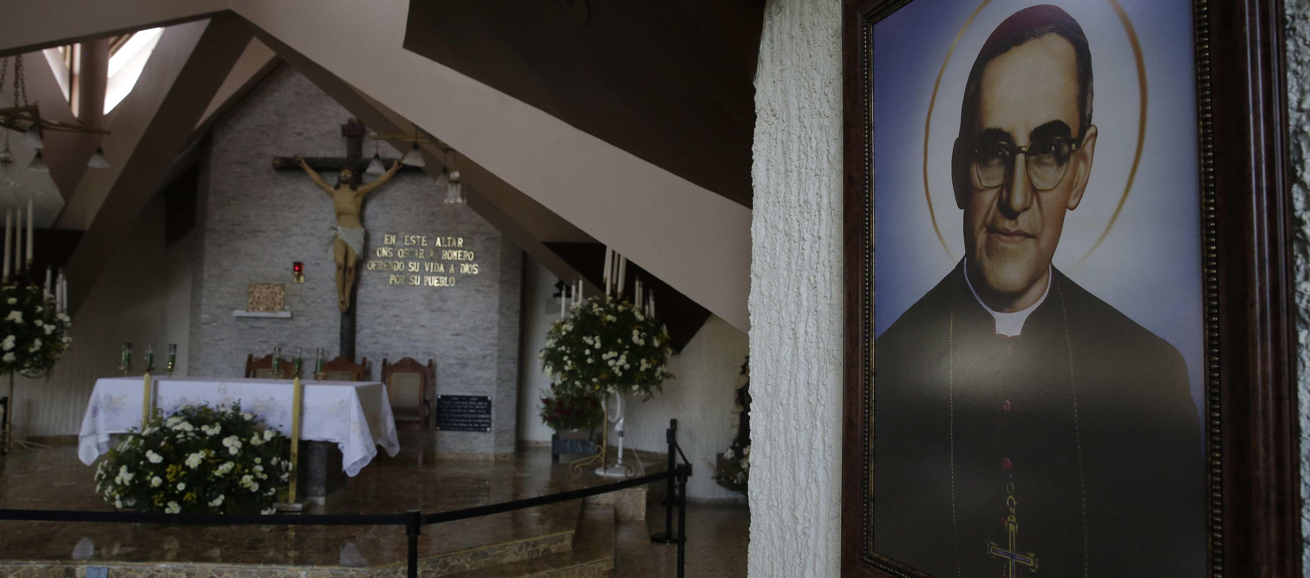 Vista de la capilla donde, en 1980, fue asesinado el monseñor Óscar Arnulfo Romero.