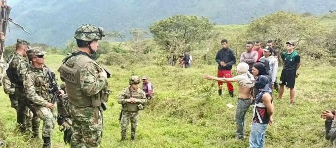 El Ejército intentó dialogar, pero la comunidad no aceptó