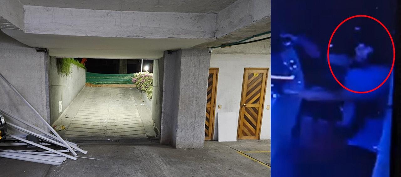 La noche del miércoles en la carrera 56 con calle 81.