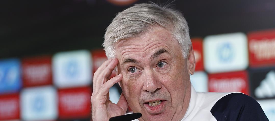 Carlo Ancelotti, entrenador del Real Madrid.