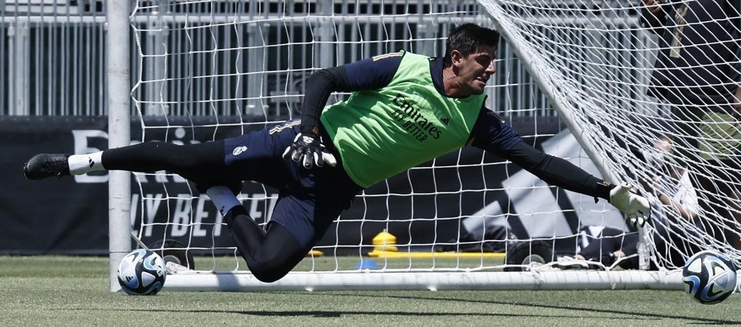 Thibaut Courtois no juega desde agosto pasado con el Real Madrid. 