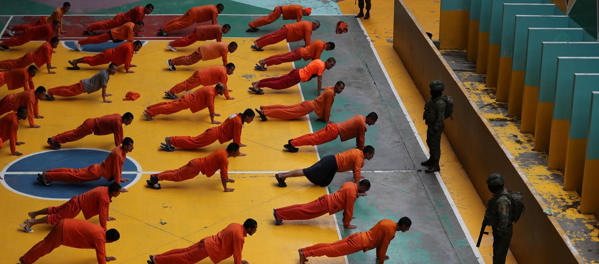 Algunos de los 11.000 detenidos en Ecuador