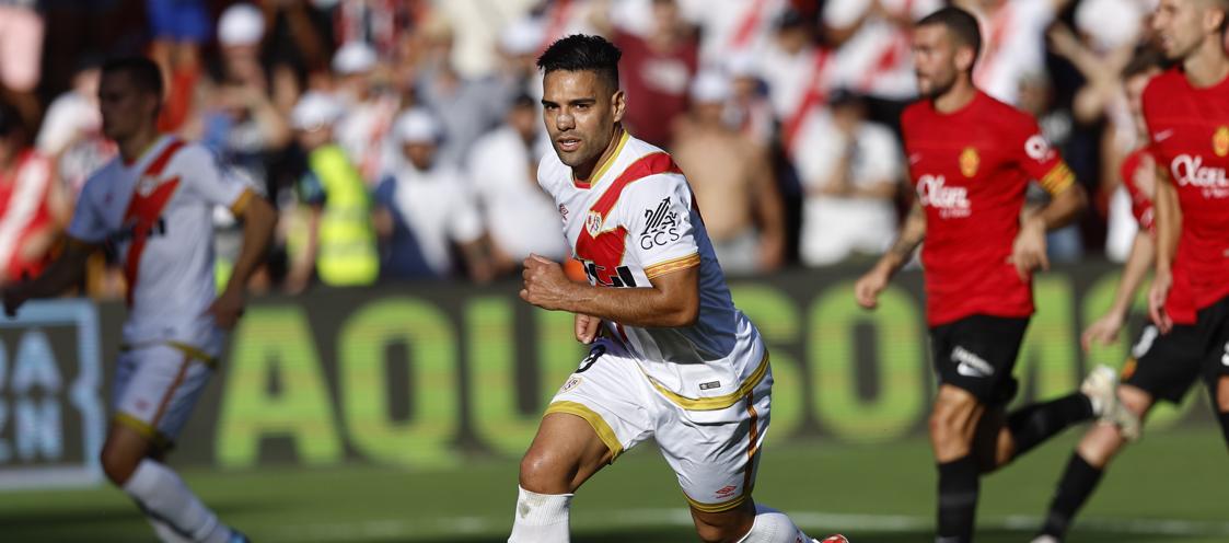 Falcao García está teniendo pocos minutos en el Rayo Vallecano. 