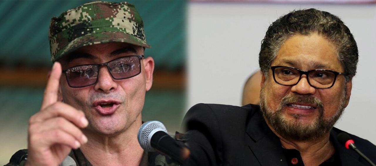 'Iván Mordisco' e 'Iván Márquez'.