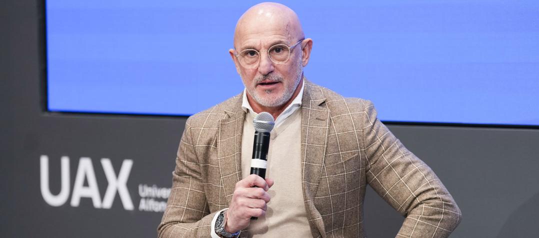 Luis De la Fuente, entrenador de la selección española de fútbol. 