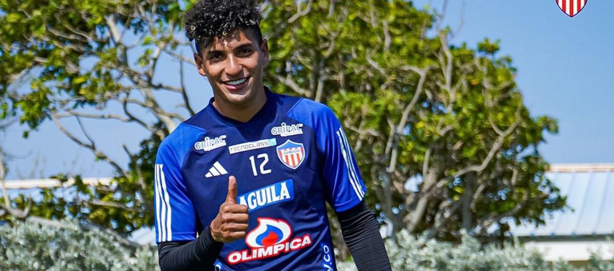 Gabriel Fuentes se reintegró al Junior luego de estar con la Selección Colombia. 