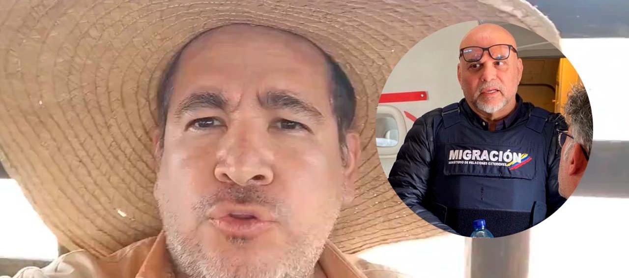 Juan David Díaz, hijo de 'Tito' Díaz, exalcalde de El Roble. En el recuadro, Salvatore Mancuso