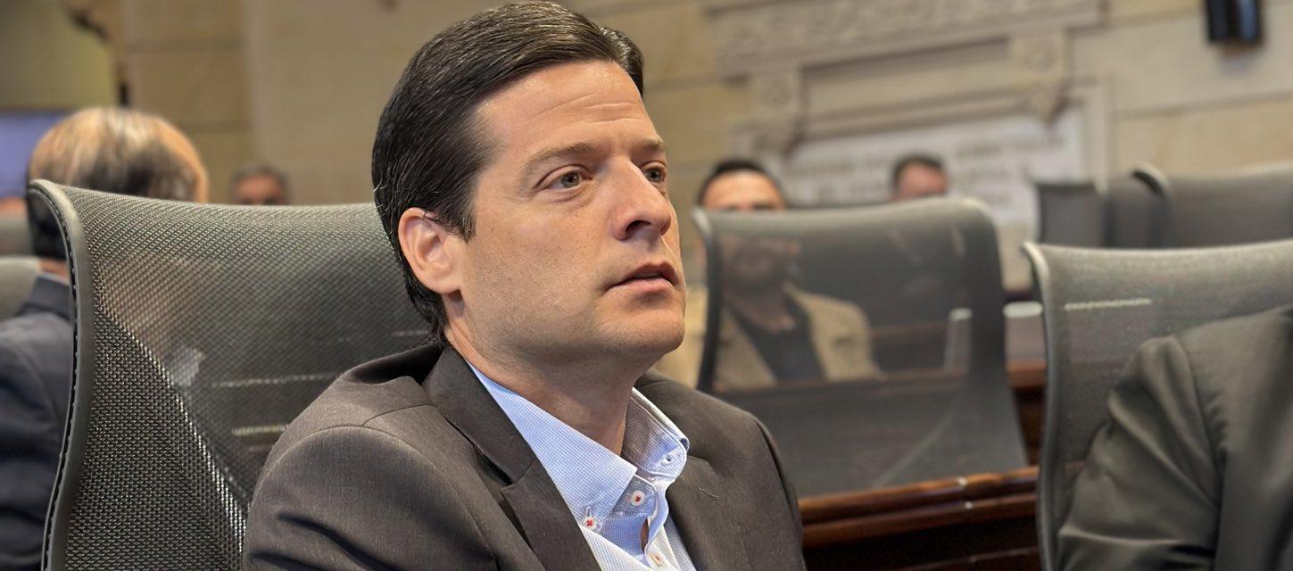 Mauricio Gómez Amín, senador del Partido Liberal. 