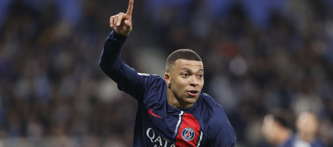 Kylian Mbappé, delantero del París Saint Germain. 