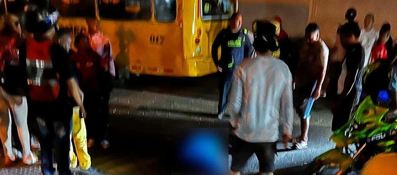 El sitio en el que se registró el accidente en Soledad