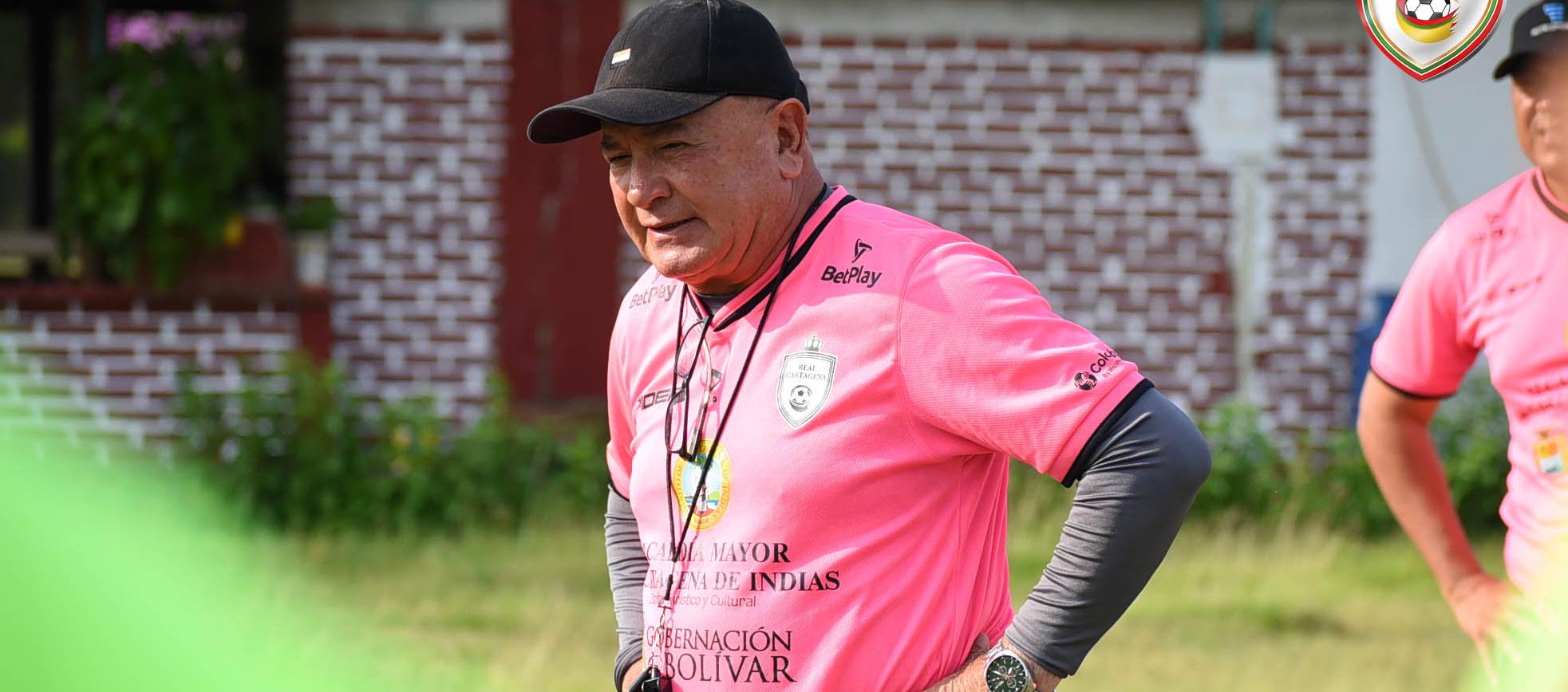 Alberto Suárez, director técnico del Real Cartagena. 