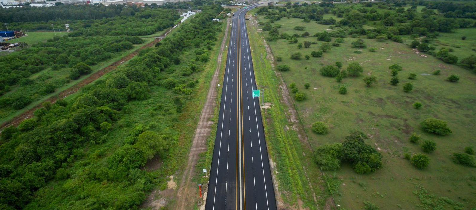 La autopista Barranquilla-Cartagena