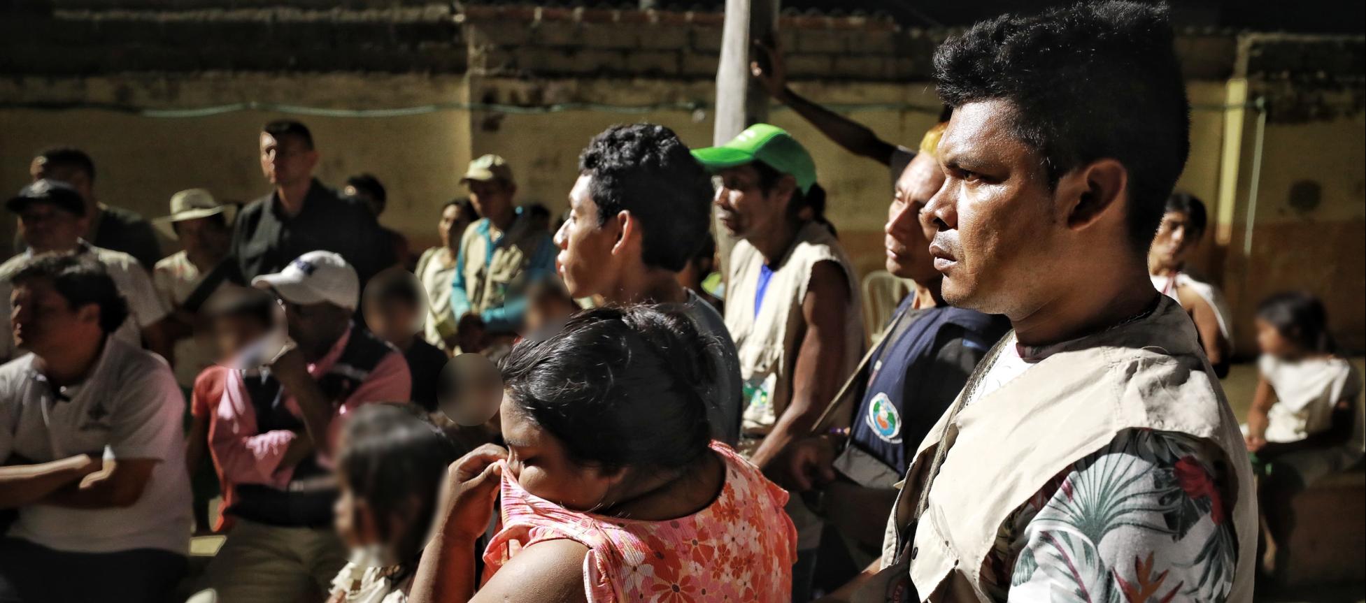 Imagen de algunos de los afectados.