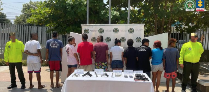 Comercializaban el estupefaciente en los barrios Henequén, Arroz Barato, Policarpa, San Pedro Mártir y Nelson Mandela.