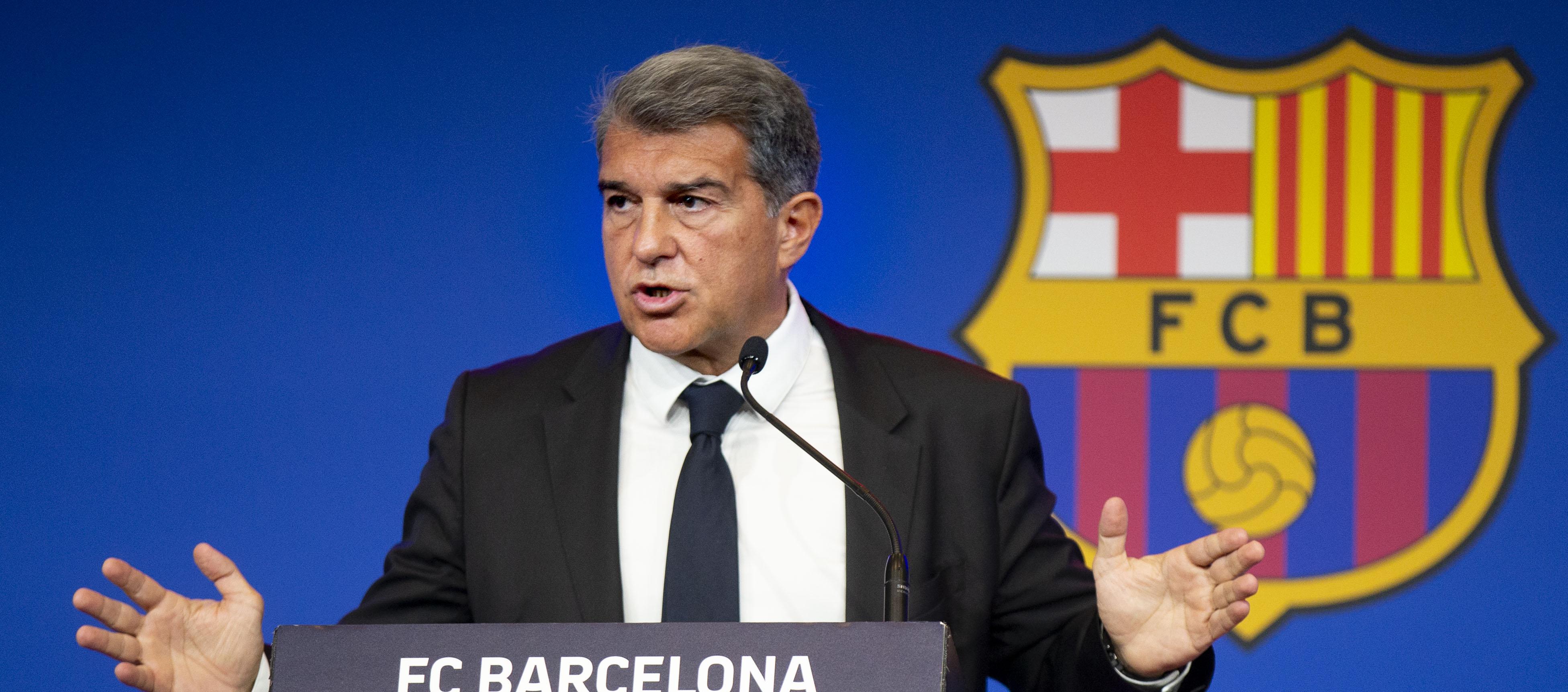 Joan Laporta, presidente del FC Barcelona. 
