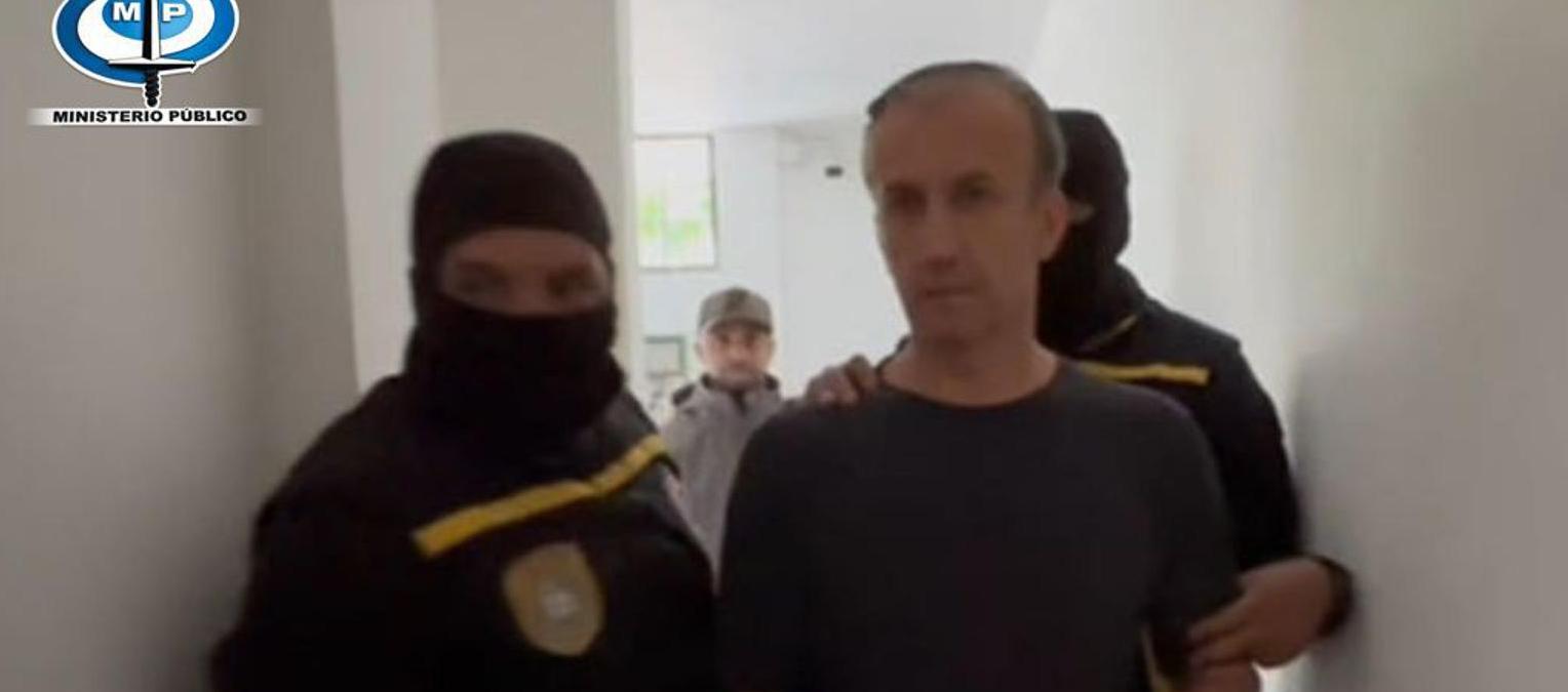 Tareck El Aissami al momento de su captura.