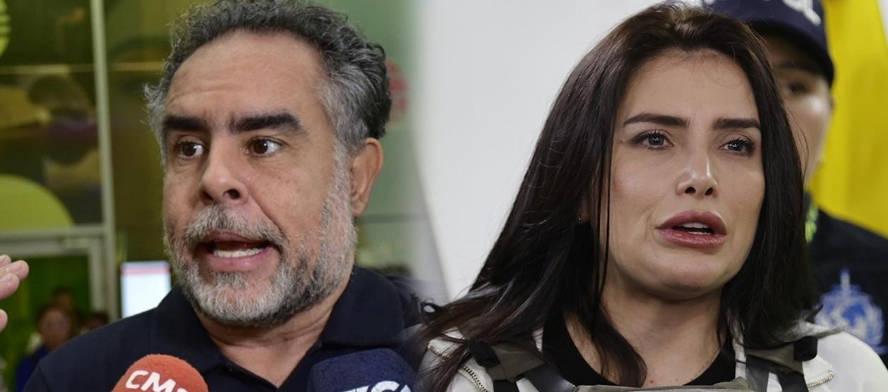 Armando Benedetti y Aida Merlano. 