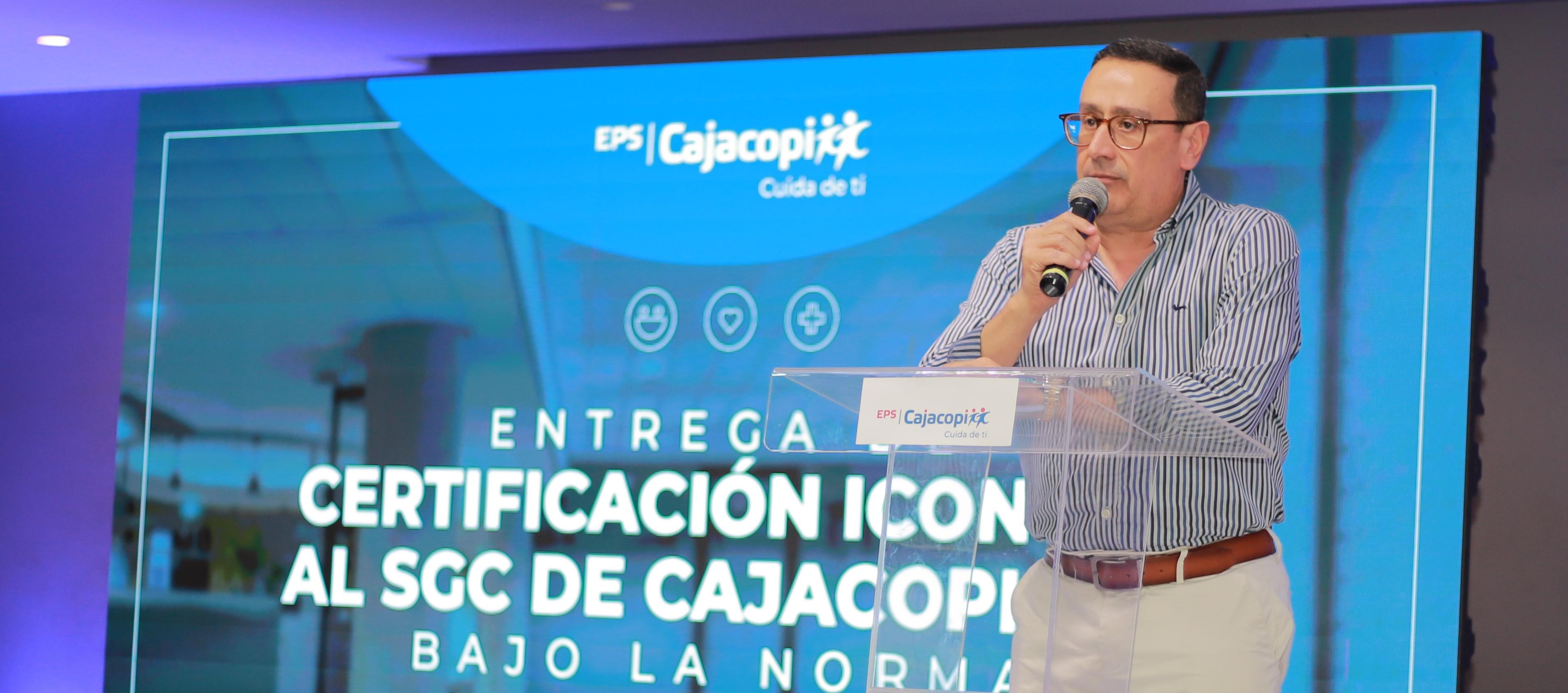 Roberto Solano Navarra, gerente general de Cajacopi EPS.