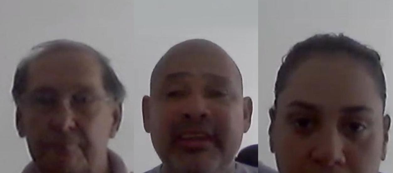 Augusto Osorio Berdugo, Ever Edinson Castro Miranda y Diana Patricia Molina.