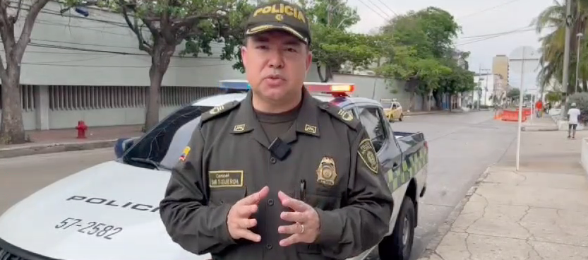  Coronel Dave Figueroa, Comandante Operativo de Policía Metropolitana de Barranquilla.