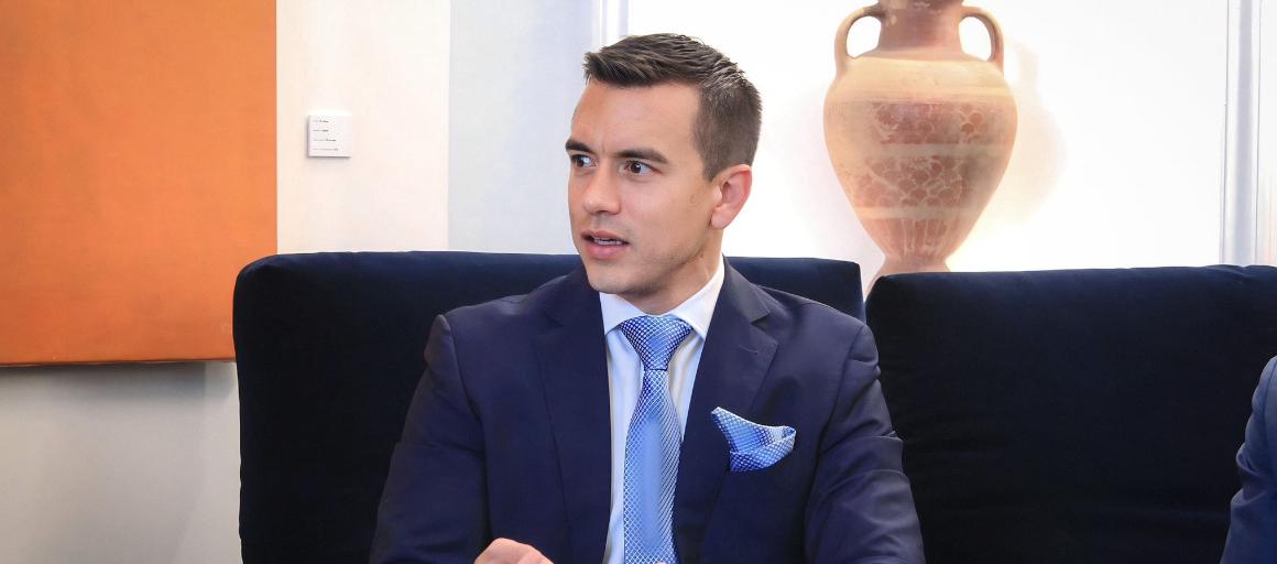 Daniel Novoa, Presidente de Ecuador. 