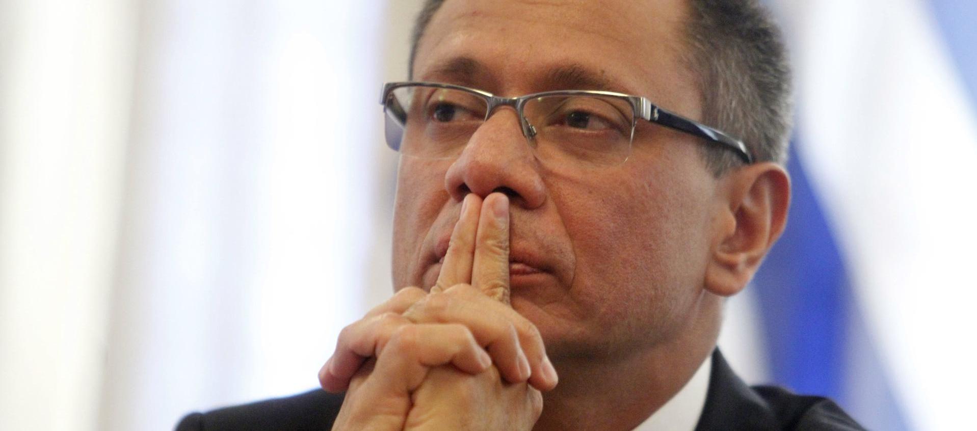 Exvicepresidente Jorge Glas. 