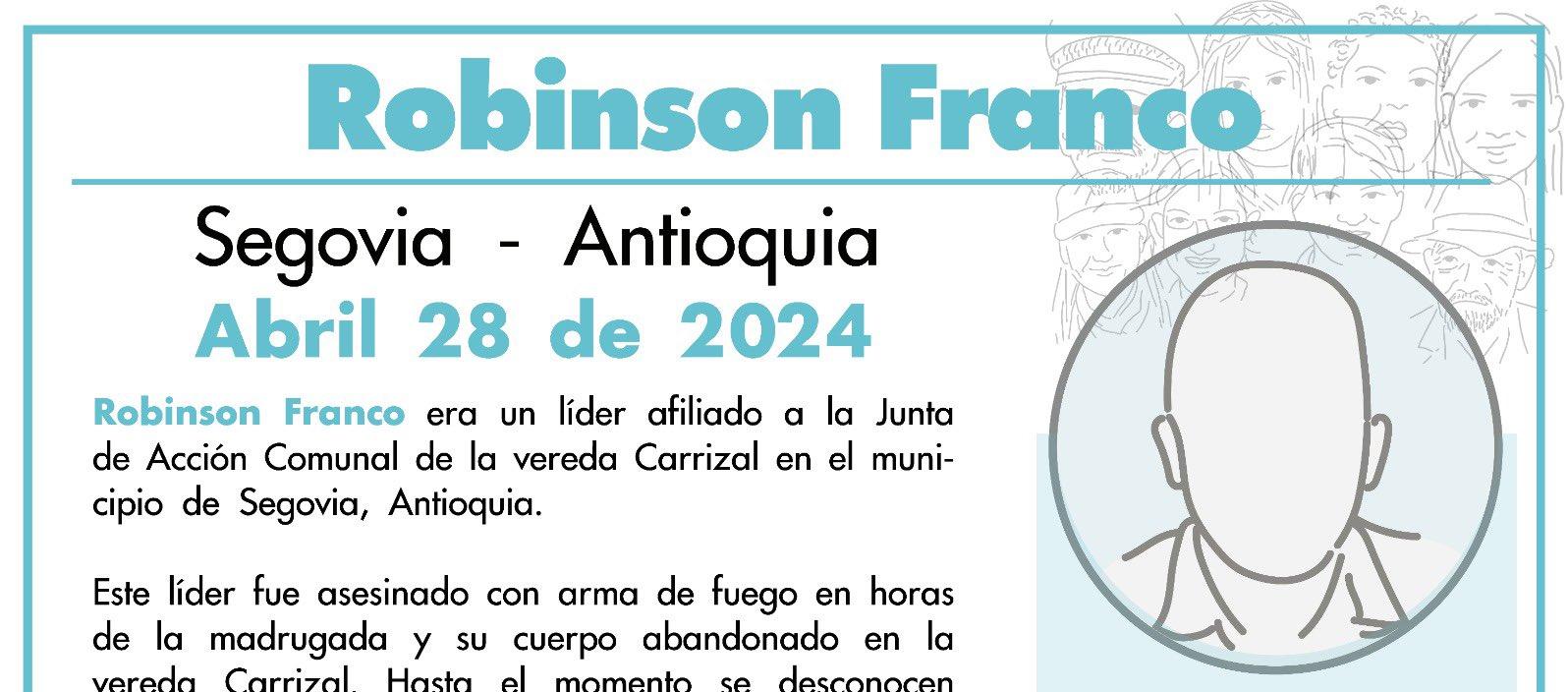 El reporte entregado por Indepaz.